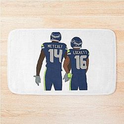 DK Metcalf Tyler Lockett Bath Mat