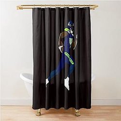 DK Metcalf Shower Curtain