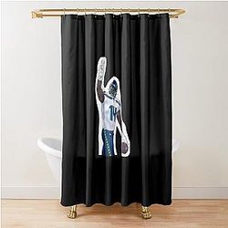 DK Metcalf Shower Curtain