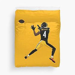 DK Metcalf Leaping Catch Bedding Cover