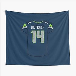 DK Metcalf Home Jersey Tapestry