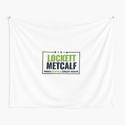 Tyler Lockett, DK Metcalf  Tapestry Seattle Seahawks Great Again