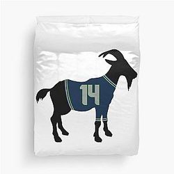 DK Metcalf GOAT Duvet Cover