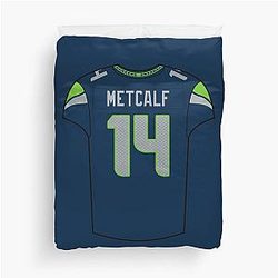 DK Metcalf Home Jersey Duvet Cover