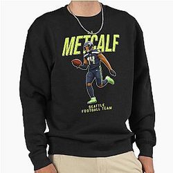 DK Metcalf Seattle Football Pullover Sweatshirt