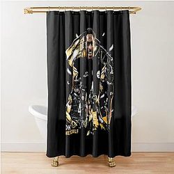 DK Metcalf Pittsburgh Flag Shower Curtain