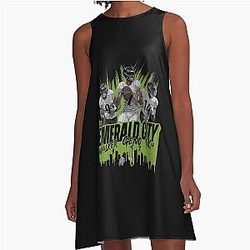 Geno Smith, DK Metcalf & Kenneth Walker III Seattle Emerald City Trio Dress