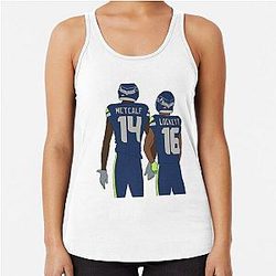 DK Metcalf Tyler Lockett Racerback Tank Top