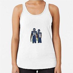DK Metcalf and Tyler Lockett Racerback Tank Top