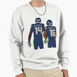 DK Metcalf Tyler Lockett Pullover Sweatshirt