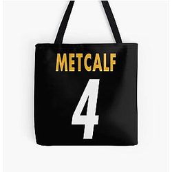 DK Metcalf Steelers All Over Print Tote Bag