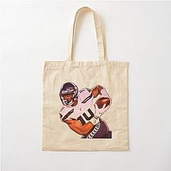 DK Metcalf Fan Art Cotton Tote Bag