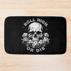 DnD Shirt D20 Design Bath Mat