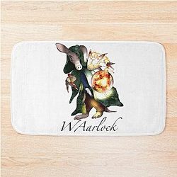 Dnd Warlock Aardvark Bath Mat