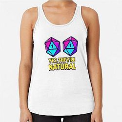 DnD Design Natural Racerback Tank Top