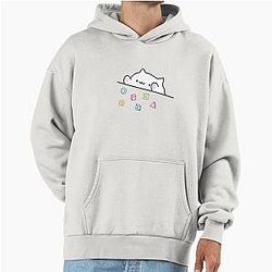 Dice Cat DnD Oversized Hoodie