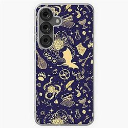 DND RPG pattern: Dungeons and Dragons Celestial Night Sky Samsung Galaxy Soft Case