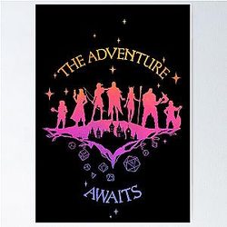 The Adventure Awaits - DnD Party Poster