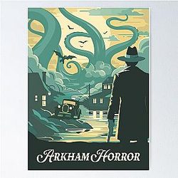 ARKHAM HORROR Retro Board Game Poster Wall Art Print Fantasy Board Game Home Decor Gift Idea