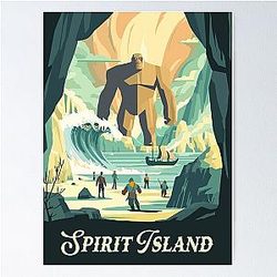SPIRIT ISLAND - Inspired Retro Fantasy Board Game Wall Art Home Decor Gift