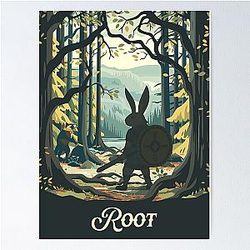 Root Inspired Poster 
Fantasy Board Game Poster 
Wall Art Print 
Home Decor Gift Idea