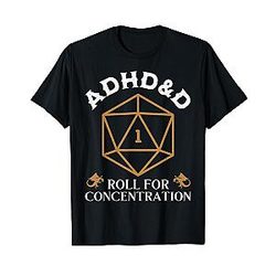Vintage ADHD Roller for Concentration DND Men Women T-Shirt