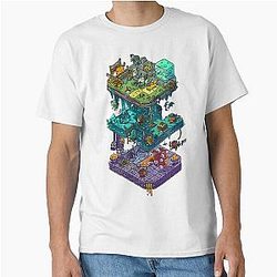 Dungeons Isometric Dragons Classic T-Shirt