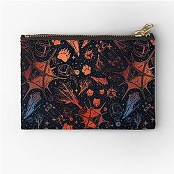 Baldur's Gate 3 Pattern Astarion Shadowheart Druid Netherstone Worm Parasite DnD Gaming Zipper Pouch
