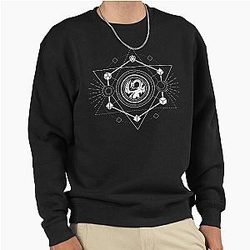 Dice and Dragon Polyhedral Dice Set Inspired Tabletop RPG Gaming Pullover Sweatshirt