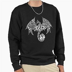 Mosaic Dragon DnD Pullover Sweatshirt