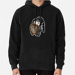 Cute Shadowheart with Owl Bear Baldurs Gate 3 DND Pullover Hoodie