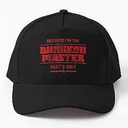 Dungeons and Dragons Because I'm The Dungeon Master Baseball Cap