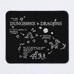 DnD Fundamentals - What Dungeons and Dragons is about Mouse Pad