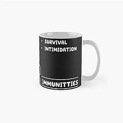 Dad Character Sheet Dungeons and Dragons DND Classic Mug