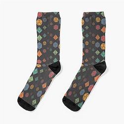 Dungeons and Dragons Dice Socks