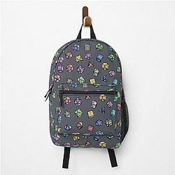 Dungeons and Dragon Dice Pattern Backpack
