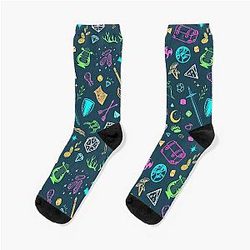 Dungeons and Dragons D20 Dice and Roleplaying Medieval Gear Socks