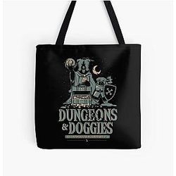 Dungeons and Over Print Tote Bag
