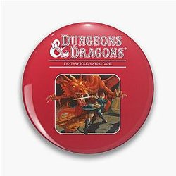 Dungeons and Dragons Base set artwork Pin