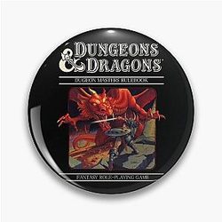 Dungeons Dragons 1974 Pin