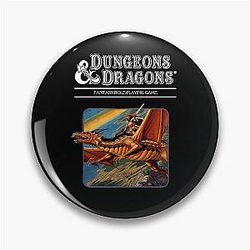 Dungeons and Dragons Master Set Artwork Pin