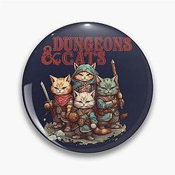 Dungeons and Cats 3 Pin