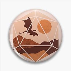 DND Dragon Dice for Dungeons and Dragons roleplayers with desert and boho vibes