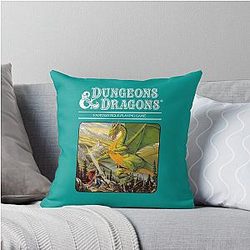 Dungeons and Dragons Companion Set rules artwork Throw Pillow