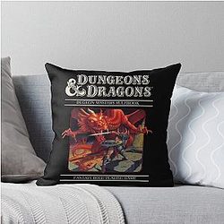 Dungeons and Dragons 1974 Throw Pillow