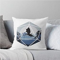 Dungeons and Dragons Night Throw Pillow