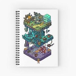 Dungeons and Dragons Spiral Notebook