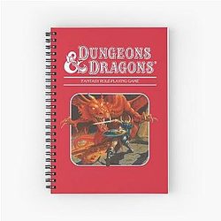 Dungeons and Dragons Base Set Artwork Spiral Notebook