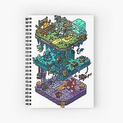 Dungeons and Dragons Spiral Notebook