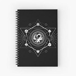 Dice and Dragons Polyhedral Dice Set Inspired Tabletop RPG Gaming Notebook